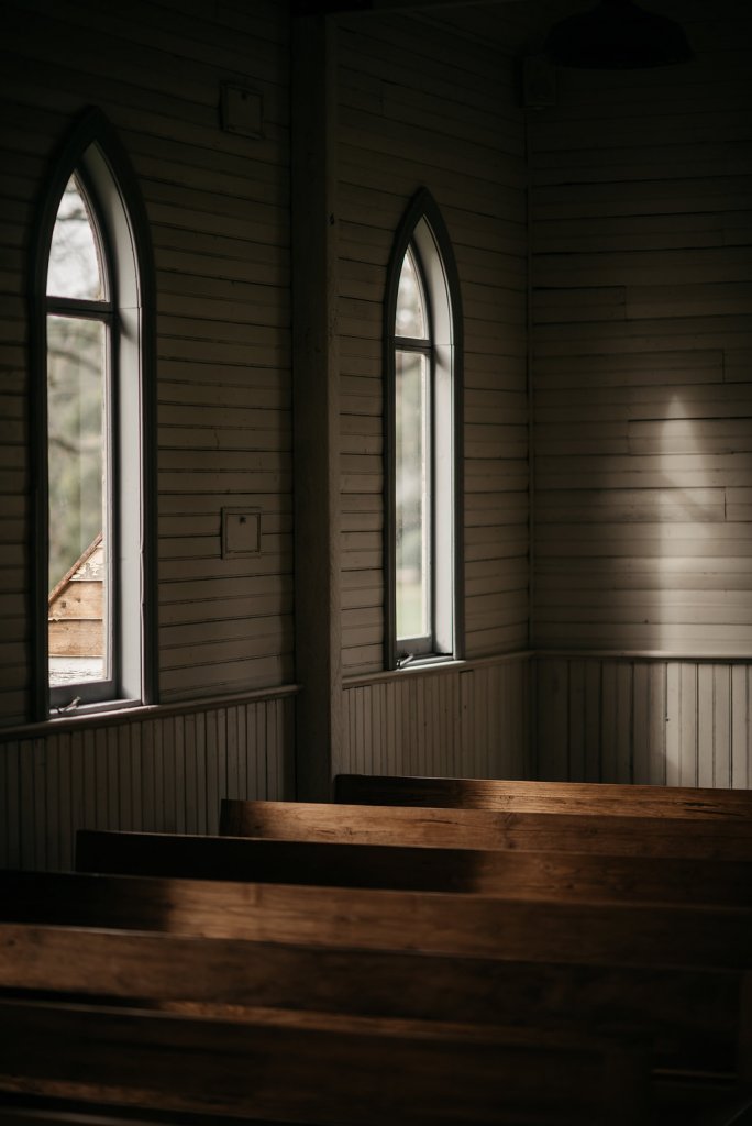 wooden chapel interior