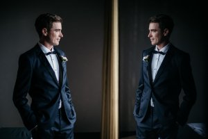 groom reflection